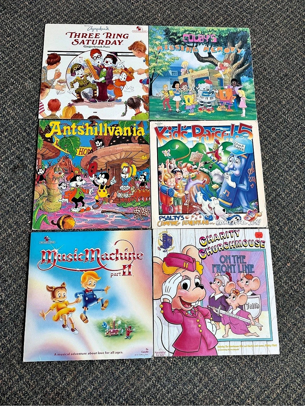 Vintage Children's Vinyl Records